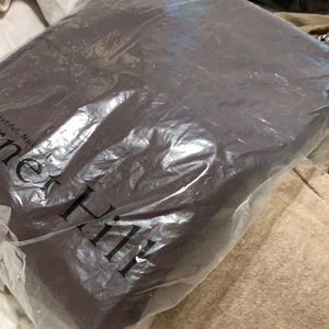 Garnet Hill cashmere wrap plum color